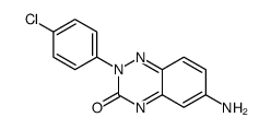 6-amino-2-(4-chlorophenyl)-1,2,4-benzotriazin-3-one Structure