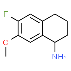 1-Naphthalenamine,6-fluoro-1,2,3,4-tetrahydro-7-methoxy-(9CI)结构式
