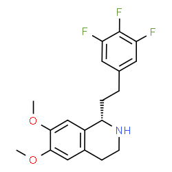 6,7-DIMETHOXY-1-[2-(3,4,5-TRIFLUORO-PHENYL)-ETHYL]-1,2,3,4-TETRAHYDRO-ISOQUINOLINE结构式