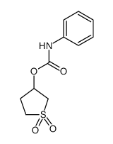 1,1-dioxo-3-thiolanyl phenylcarbamate Structure