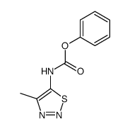(4-methyl-[1,2,3]thiadiazol-5-yl)-carbamic acid phenyl ester Structure