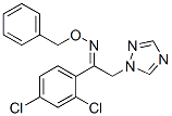 1-(2,4-dichlorophenyl)-2-(1H-1,2,4-triazol-1-yl)ethan-1-one O-(phenylmethyl)oxime结构式