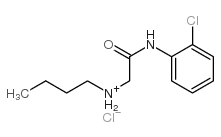 butyl-[(2-chlorophenyl)carbamoylmethyl]azanium chloride structure