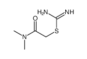 Carbamimidothioic acid, 2-(dimethylamino)-2-oxoethyl ester (9CI) structure