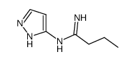 Butanimidamide,N-1H-pyrazol-3-yl- Structure