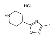 4-(3-Methyl-1,2,4-oxadiazol-5-yl)piperidine hydrochloride picture