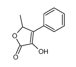 4-hydroxy-2-methyl-3-phenyl-2H-furan-5-one Structure