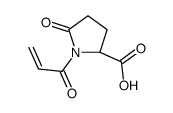 5-oxo-1-(1-oxoallyl)-L-proline Structure