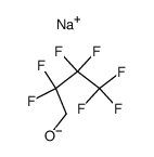 2,2,3,3,4,4,4-heptafluoro-butan-1-ol, sodium salt Structure