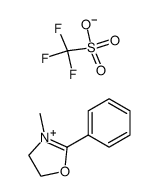 N-methyl-2-phenyl-1,3-oxazolinium triflate Structure