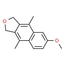 Naphtho[2,3-c]furan, 1,3-dihydro-6-methoxy-4,9-dimethyl- (9CI) structure