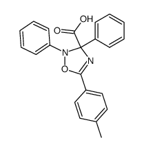 2,3-diphenyl-5-p-methylphenyl-Δ4-1,2,4-oxadiazolin-3-carboxylic acid Structure