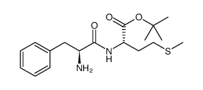 L-Methionine, N-L-phenylalanyl-, 1,1-dimethylethyl ester Structure