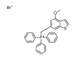 (4-methoxy-1-benzothiophen-6-yl)methyl-triphenylphosphanium,bromide结构式