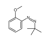 tert-butyl-(2-methoxyphenyl)diazene Structure