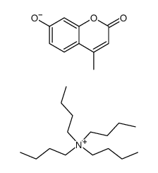 7-hydroxy-4-methyl-2-oxo-2H-1-benzopyran tetrabutylammonium salt Structure