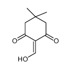 2-(hydroxymethylidene)-5,5-dimethylcyclohexane-1,3-dione Structure