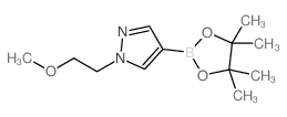 1-(2-Methoxyethyl)-4-(4,4,5,5-tetramethyl-1,3,2-dioxaborolan-2-yl)-1H-pyrazole structure