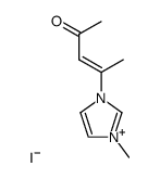 1-(4-oxo-2-penten-2-yl)-3-methylimidazolium iodide结构式