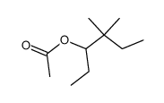 acetic acid-(1-ethyl-2,2-dimethyl-butyl ester)结构式