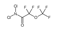 N,N-dichloro-2,2-difluoro-2-(trifluoromethoxy)acetamide结构式
