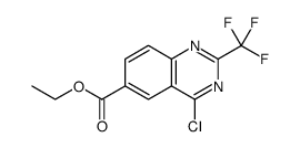 4-CHLORO-2-TRIFLUOROMETHYL-QUINAZOLINE-6-CARBOXYLIC ACID ETHYL ESTER picture