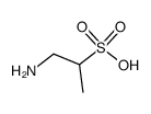 2-amino-1-methylethanesulfonic acid Structure