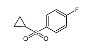 1-(cyclopropylsulfonyl)-4-fluorobenzene Structure