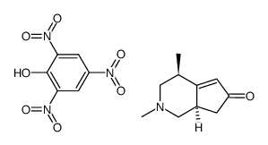 Picric acid; compound with (4S,7aR)-2,4-dimethyl-1,2,3,4,7,7a-hexahydro-[2]pyrindin-6-one Structure