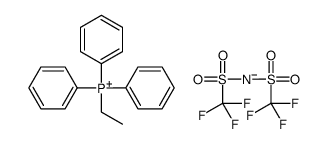 Ethyltriphenylphosphonium Bis(trifluoromethylsulfony)imide Structure