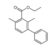 ethyl 2,6-dimethyl-3-phenylbenzoate Structure