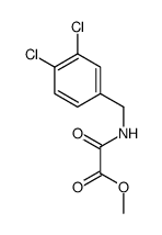 methyl 2-[(3,4-dichlorophenyl)methylamino]-2-oxoacetate结构式