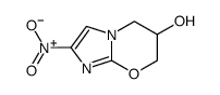 2-nitro-6,7-dihydro-5H-imidazo[2,1-b][1,3]oxazin-6-ol structure