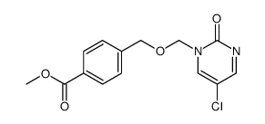 4-(5-chloro-2-oxo-1,2-dihydropyrimidin-1-ylmethoxymethyl)benzoic acid methyl ester Structure