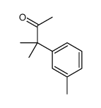 3-methyl-3-(3-methylphenyl)butan-2-one结构式