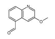 3-Methoxyquinoline-5-carboxaldehyde Structure