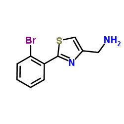 1-[2-(2-Bromophenyl)-1,3-thiazol-4-yl]methanamine picture