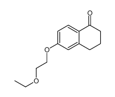 6-(2-ethoxyethoxy)-3,4-dihydro-2H-naphthalen-1-one Structure