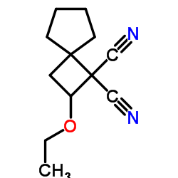 2-Ethoxyspiro[3.4]octane-1,1-dicarbonitrile Structure