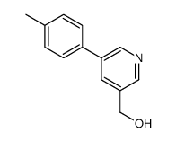 (5-P-TOLYLPYRIDIN-3-YL)METHANOL结构式
