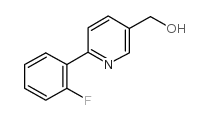 [6-(2-fluorophenyl)pyridin-3-yl]methanol Structure