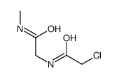 2-[(2-chloroacetyl)amino]-N-methylacetamide Structure