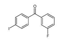 3-FLUORO-4'-IODOBENZOPHENONE structure