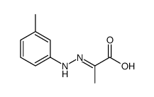 2-[(3-methylphenyl)hydrazinylidene]propanoic acid Structure