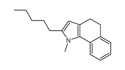 1-methyl-2-pentyl-4,5-dihydrobenzo[g]indole结构式