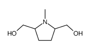 (1-METHYLPYRROLIDINE-2,5-DIYL)DIMETHANOL结构式
