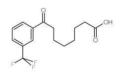 8-OXO-8-(3-TRIFLUOROMETHYLPHENYL)OCTANOIC ACID Structure