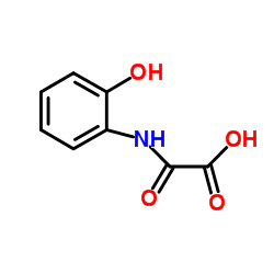 [(2-Hydroxyphenyl)amino](oxo)acetic acid Structure