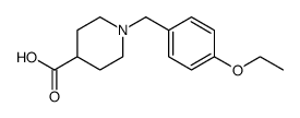 4-Piperidinecarboxylic acid, 1-[(4-ethoxyphenyl)methyl] Structure