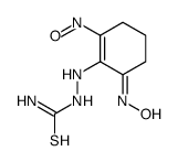 [(6-hydroxyimino-2-nitrosocyclohexen-1-yl)amino]thiourea Structure